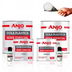 Adesivo Massa Plástica Anjo Universal Mármore Granitos Cerâmica Metal Secagem Rápida Profissional
