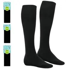 Kit 3 Pares Meias 3/4 Masculina Compressão Moderada Selene 6096
