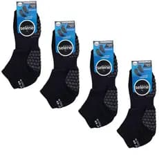 Kit 4 Pares de Meias Hidroginástica Pilates Piscina Antiderrapante Selene