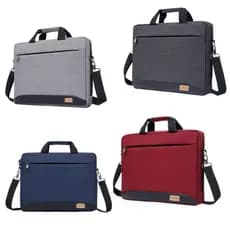 Bolsa Case Maleta Executiva Grande em Nylon para Notebook com Alça de Mão Masculina e Feminina 13 a 15,6 Polegadas