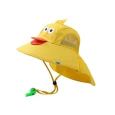 Chapéu Boné Bucket Viseira Infantil Praia Piscina Verão Viagem Proteção Solar UV50+ Ajustável