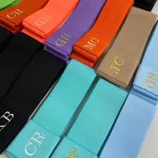 2 Faixas Personalizada Com Sua Inicial Elástico Para Chapéu de Palha Praia Acessórios P/ Chapéus