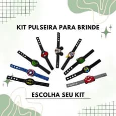 Pulseiras Temáticas para Festa – Lembrancinha Infantil | Kit Brinde de Aniversário