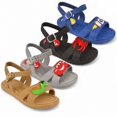 Sandália Infantil Menino Azul Foguete