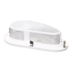 Kit Tampa Filtro Fiapos Secadora Brastemp Original 326043145 BSI10ABANA; BSI10ABBNA; BSI24ABANA; BSI24ABBNA; BSI24BBANA