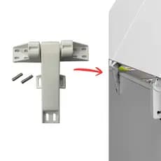 Dobradiça Central Freezer Duas Portas Horizontal Metalfrio DA420B / DA550A / DA550B / DA550S Spazio