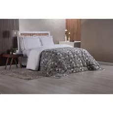 Edredom Sherpa Cobertor e Coberdrom Estampado - KING