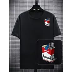 Camiseta Basica Blusa Streetwear Urban 100%algodão Automotivo Cigarrets Vela