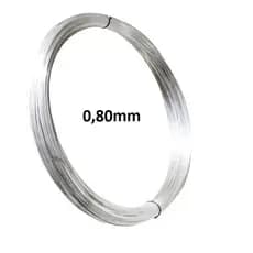 Arame de aço inox polido brilhante Para Snaps, Iscas Artificiais, Encastoador Pesca Empate, molas, gaiolas e etc
