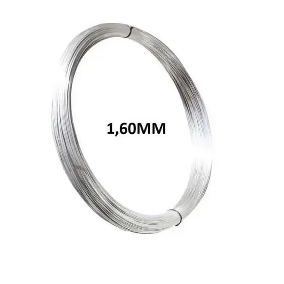 Arame De Aço Inox Duro 1,40mm-1,60mm-180mm e 2,00mm  P/Haste de Chumbada, Iscas Artificiais, Pesca, molas, gaiolas etc