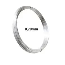 Arame de aço inox polido brilhante Aisi302 Duro 0,70mm Olhal Jumping Jig, Molas em geral, Bijuterias, Pesca, etc.