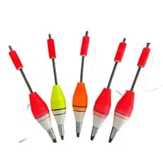 kit 5 boias arremesso tipo Pino, para longos arremessos !!!! Melhor custo beneficio do mercado !!!