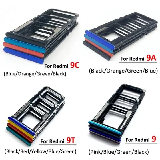 Gaveta Porta Chip Bandeja SIM Card Slot Compatível De Redmi 9A/9C