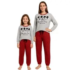 Pijama mãe e filha Longo Feminino Inverno pijama mae e filha inverno tal mae tal filha inverno