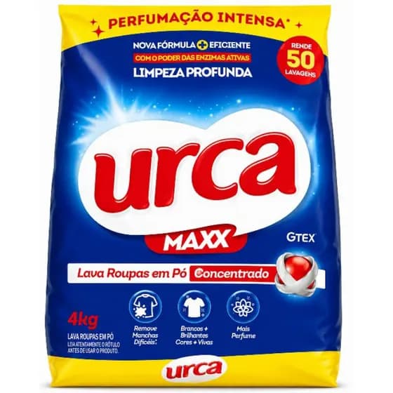 Kit Economico Sabão em Pó 4Kg Urca