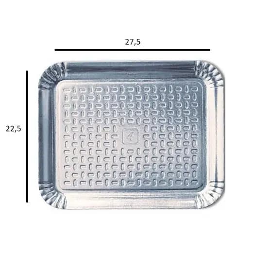 Bandeja Laminada N-3 Retangular 23x28 cm 10 Unidades Ótima Qualidade
