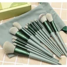 Kit 18 Peças Pincéis De Maquiagem Contorno Profissional Kabuki qualidade ótima