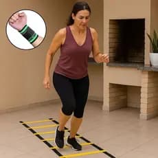 Munhequeira Punho Profissional Proteção Escada De Agilidade Treino Funcional 7 Degraus Treino Funcional Academia