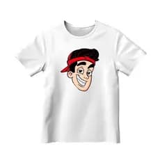 Camiseta Infantil Masculino Enaldinho Youtuber Desenho 100% Algodão Feminina Lançamento Envio Rápido