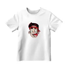 Camisa Masculina Infantil Enaldinho Youtuber 100% Algodão Desenho Unissex Lançamento Envio Rápido