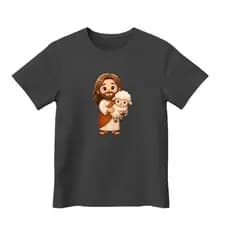Camiseta Infantil Jesus Cristo 100% Algodão Cristã Igreja Lançamento Envio Rápido