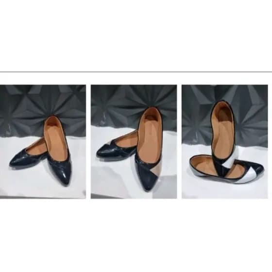 SAPATILHA FEMININA HELOISA MODA CASUAL DIA A DIA BICO FINO. KIT 3 PARES