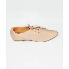 Tênis oxford helena verniz feminino bico fino moda casual.