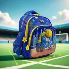 Mochila Escolar 3D Estampado Fosco Infantil Bolsa Menina e Menino GrandeMochila Escolar 3D Estampado Fosco Infantil