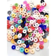 1000 Pçs Miçanga Infantil Acrílico De Disquinho 6mm
