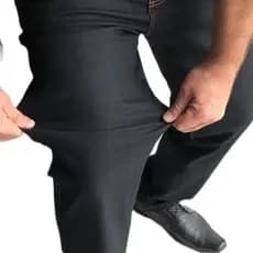 Calça Jeans Premium Azul Escuro Ótima Qualidade para Trabalho Básica Envio Imediato