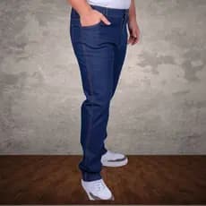 Calça Jeans Azul Masculina Estilo Tradicional Ótima Qualidade Para  Trabalho Passeio Envio Imediato