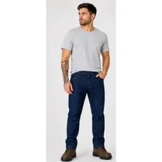 Calça Jeans Tradicional 100% Algodão