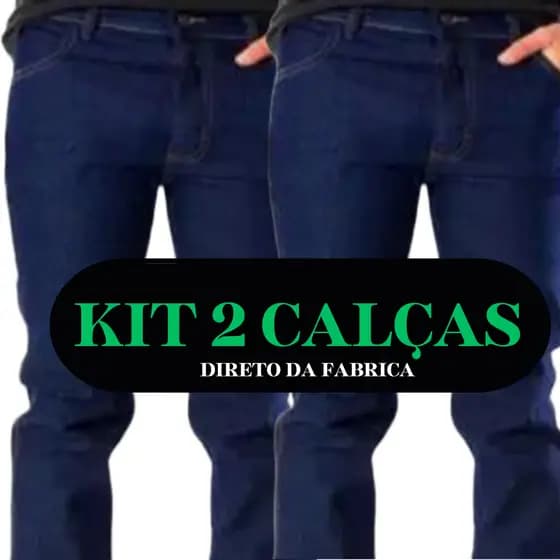 Calça Jeans Masculina Premium com Elastano Plus Size para Trabalho 36 ao 56