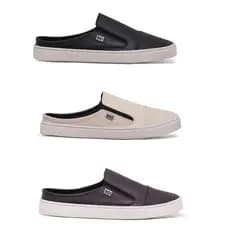 Kit 3 Mule Slip On Sapatenis Mocassim Masculino Confortável