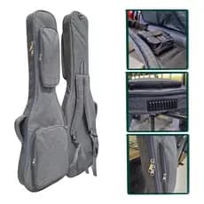 Capa De Guitarra Profissional Gig Bag Rígida Shows E Eventos