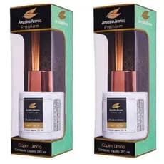 Kit 2 Difusor Premium Amazônia Aromas 270ml - ou caixa com 6 unidades - escolha a quantidade e a fragrância