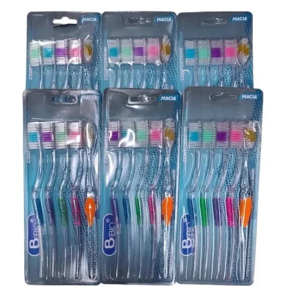 kit 30und Escova de Dente Cerdas Macia BcomBio
