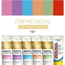 Creme Facial Hidratante Facial La Belle Paris 50g Com Filtro Solar