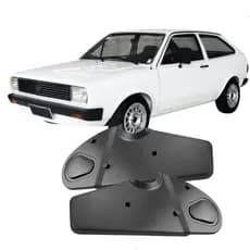 PAR ACABAMENTO LATERAL BANCO GOL PARATI SAVEIRO VOYAGE 1980 1981 1982 1983 A 1994 SEM FURO PRETO