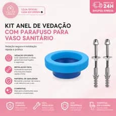 Anel de Vedação com Parafuso para vaso sanitário