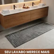 Tapete 0,60x2,00 Passadeira Alto Padrão Quarto Moderno Base Segura Limpeza Rápida Aconchego Premium