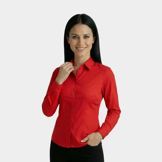 Camisa Social Feminina Manga Comprida Camisa Social Feminina Preta Blusa Social Feminina Luxo