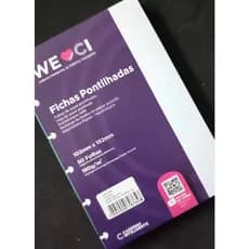 Fichas Pontilhadas Vertical (10,2cm x 15,2cm) - Caderno Inteligente