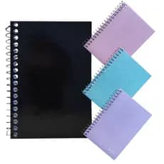 Caderneta Espiral Capa Dura 10cm x 14,5cm 64 folhas Kit c/5