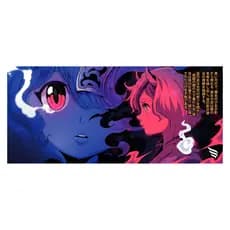 Mousepad Gamer Fallen Oni Girl Speed++ Grande 45x40cm Estendido 90x40cm