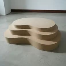 Trio de Tampos Orgânicos Para Cilindros Padrão E Palcos mesas Decorativos Festas