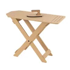 Mini tábua passar roupa mdf brinquedo infantil menina com ferro