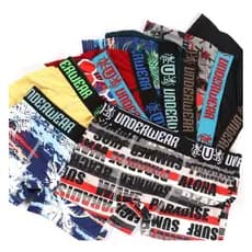Kit 12 Cuecas infantil Box boxer Microfibra Estampada