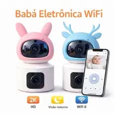 Babá Eletrônica Câmera Segurança Bebê Visão Noturna
