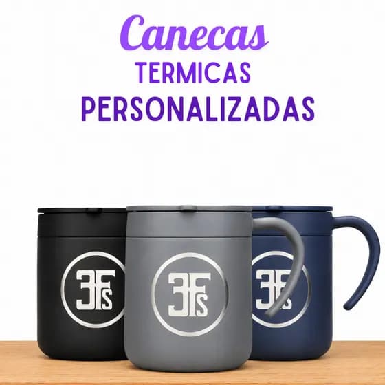 Caneca Térmica Personalizada 350ml – Escolha Seu Nome